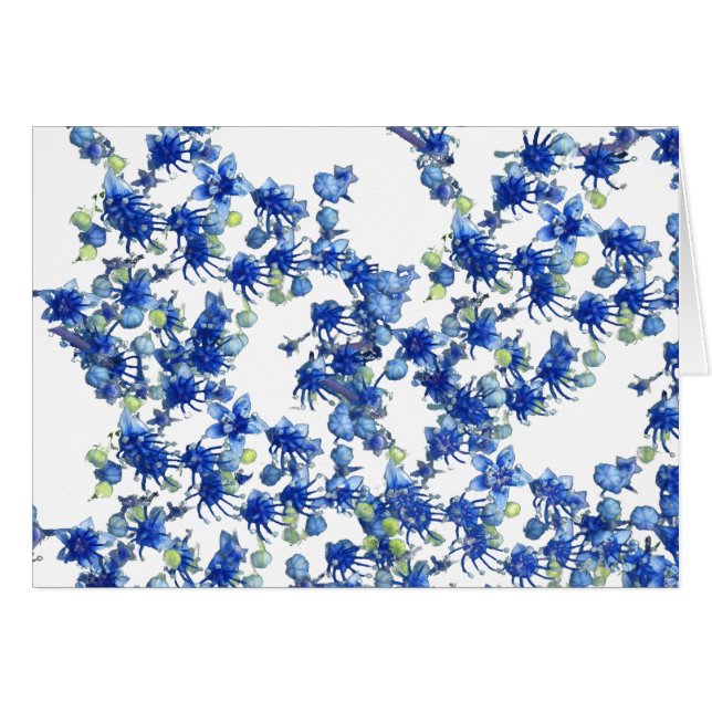 Cartão hydrangea bgc transparente (Frente Horizontal)