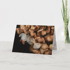 Cartão Hydrangea desbotada