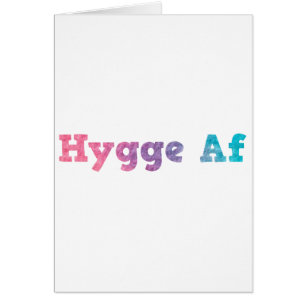 Cartão hygge af