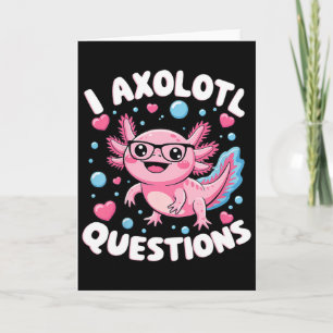 Cartão I Axolotl Perguntas Camiseiros Natal Axolotl