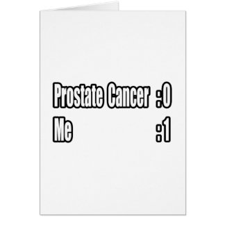 Cartão I Beat Prostate Cancer (Painel de Avaliação)