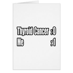 Cartão I Beat Thyroid Cancer (Painel de Avaliação)