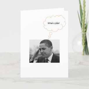 Cartão I can't believe I'm the Commander-in-Chief