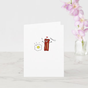 Cartão I love Bacon Card