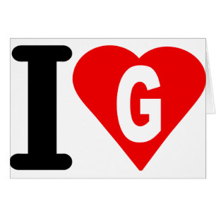 Cartão i-love-g.