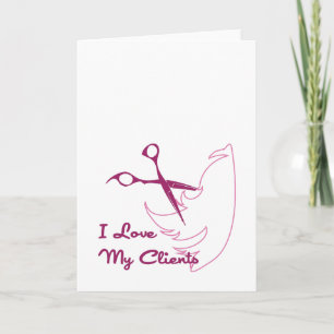 Cartão I Love My Clients