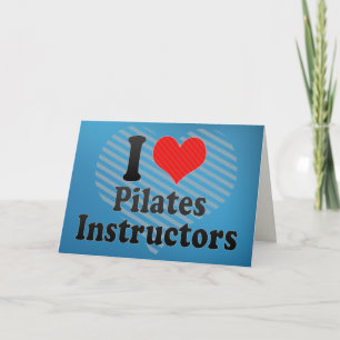 Cartão I Love Pilates Instructors