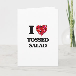 Cartão I love Tossed Salad