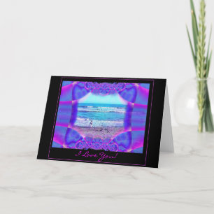 Cartão I Love You Card - Castle of Love Design