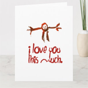 Cartão I Love You This Much