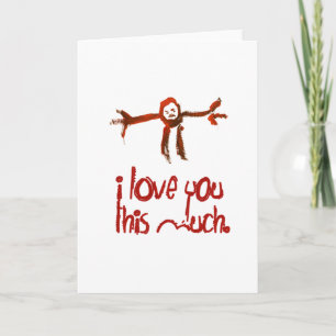 Cartão I Love You This Much