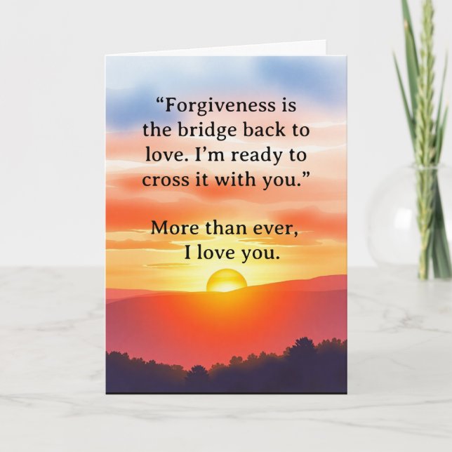 Cartão I’m Sorry Relationship Card (Frente)