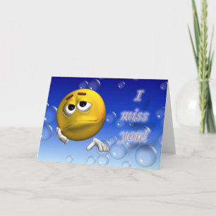 Cartão I miss you