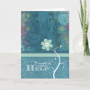 Cartão I Want to Help