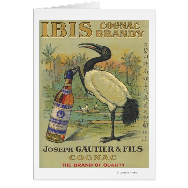 Cartão Ibis Cognac - Joseph Gautier e Fils Promo (Frente)