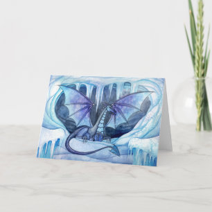 Cartão Ice Dragon Greeting Card