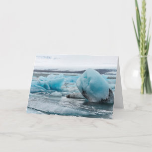 Cartão Ice In Glacial Lagoon Jokulsarlon