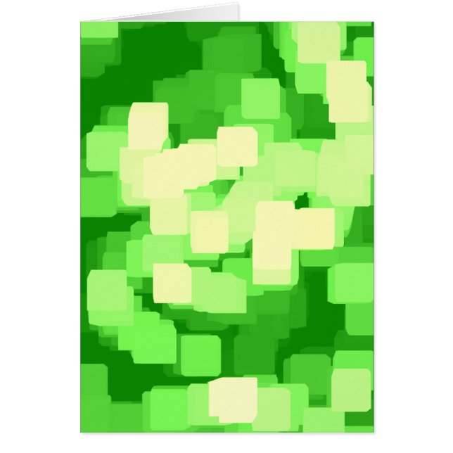 Cartão "Iceberg" Arte Geométrica (Frente)