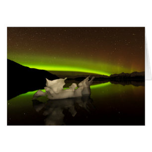 Cartão Iceberg Aurora