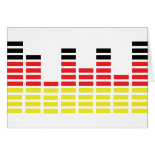 Cartão ícone alemão do equalizador