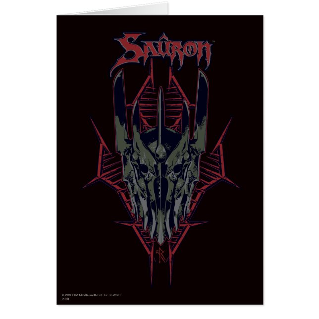 Cartão Ícone Sauron (Frente)