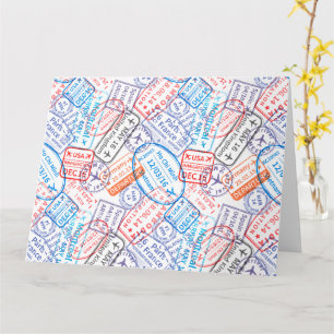 Cartão ícone viagem