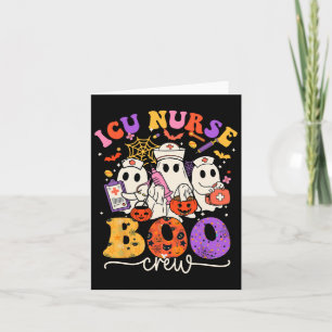 Cartão Icu Boo Crew Costume Enfermeira Engraçada Fantasma