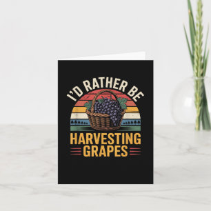 Cartão Id Preferencialmentes Estarão Colhendo Uvas Engraç