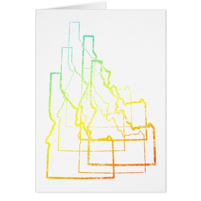 Cartão idaho chill blur (Frente)