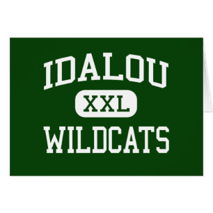Cartão Idalou - Wildcats - segundo grau - Idalou Texas