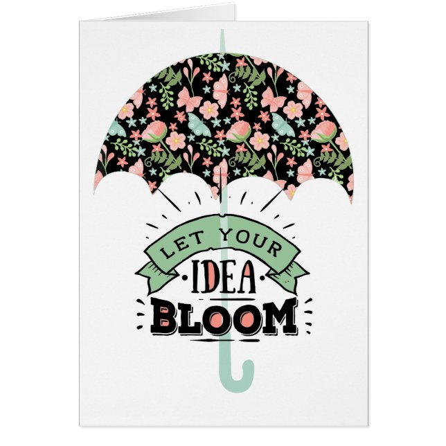 Cartão Idea Bloom Umbrella (Frente)