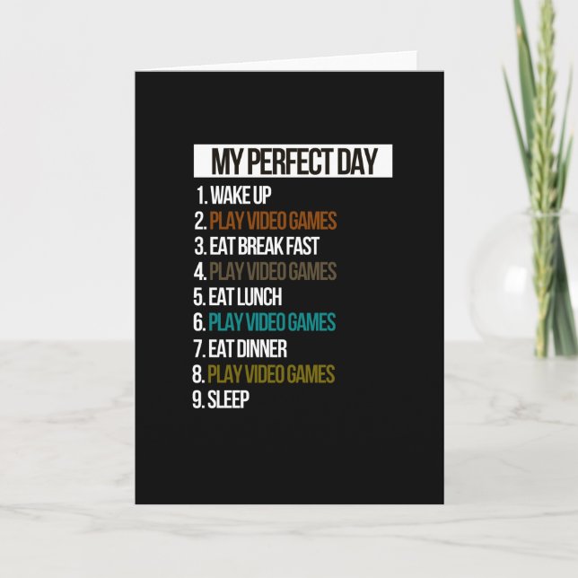 Cartão Ideia de presente de citação engraçada do Console  (Frente)