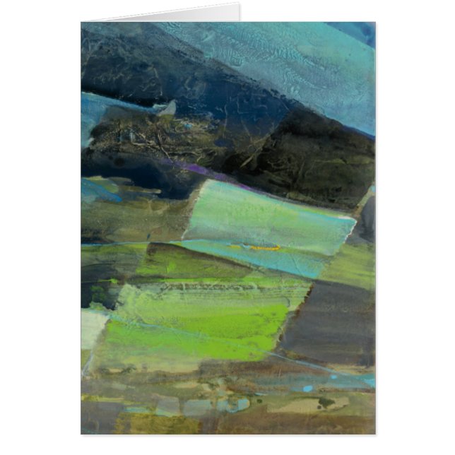 Cartão Ideia do impressão | abstrato 2 da costa II (Frente)