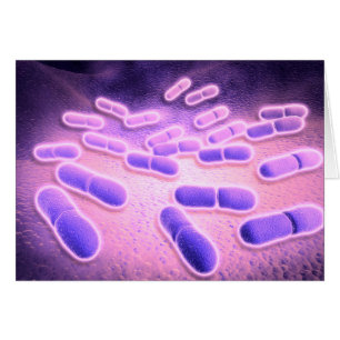 Cartão Ideia microscópica do Listeria Monocytogenes 2