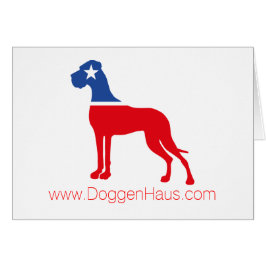 Cartão identidade de criador de Dogue Alemão