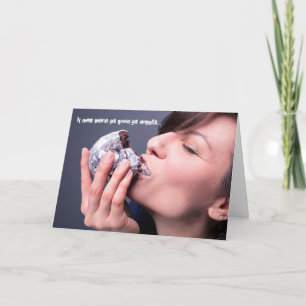 Cartão If men were as good as donuts fun greeting card