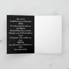 Cartão If You Can't Cry