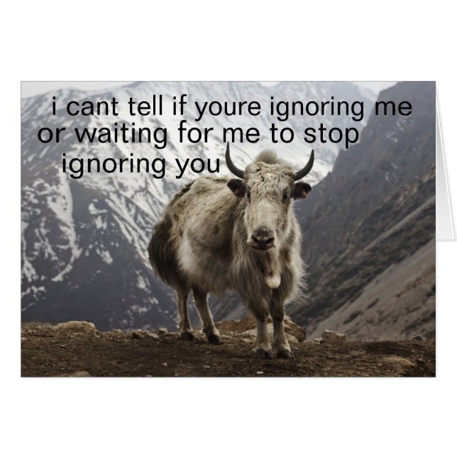 Cartão ignorando (Frente Horizontal)