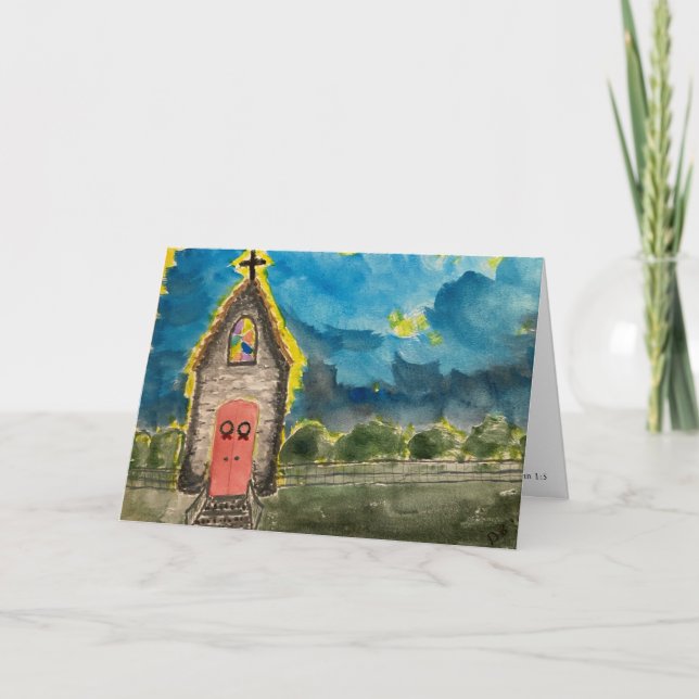 Cartão Igreja de Natal (Frente)