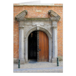 Cartão Igreja de St Mary Magdalene - Bruxelas, Bélgica