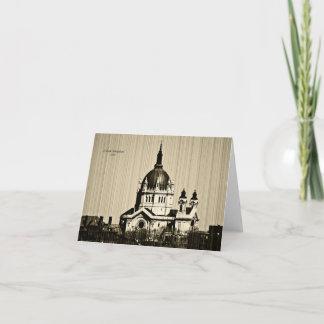 Cartão Igreja de St Paul