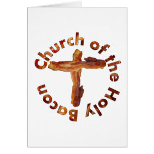 Cartão Igreja do bacon santamente