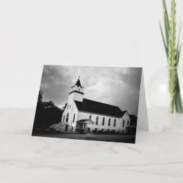 Cartão - igreja do país de Texas