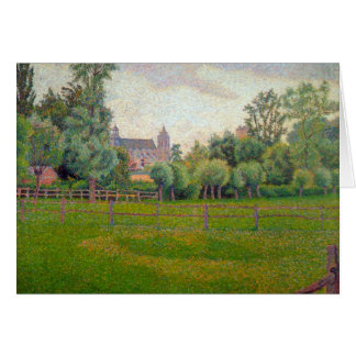 Cartão Igreja em Gisors por Camille Pissarro