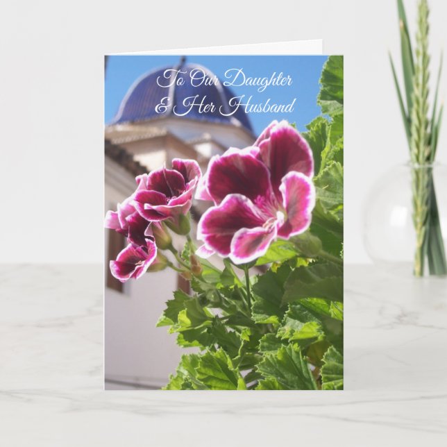 Cartão Igreja Filha Marido Personalizado Aniversário (Frente)