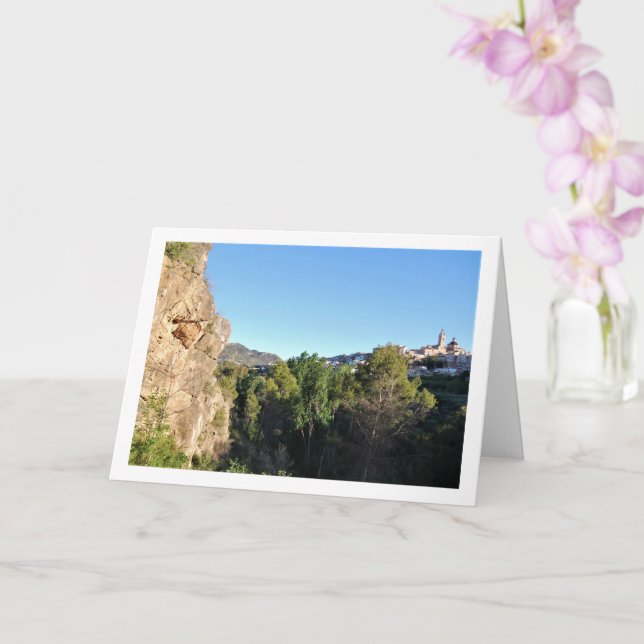 Cartão Igreja Vista Ruta del Agua, Chelva, Valência (Orquídea)