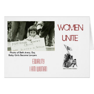 CARTÃO IGUALDADE PARA AS FILHAS