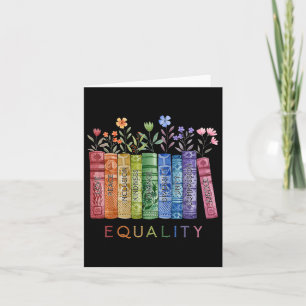 Cartão Igualdade Paz Amor Legitimidade Leia O Livro Lgbt