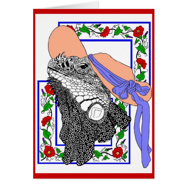 Cartão Iguana Donna (Frente)