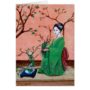 Cartão "Ikebana "